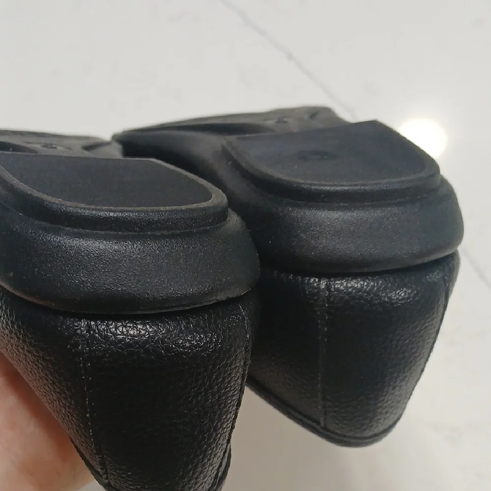 Aerosoles Black Loafers with Gold Accent , New Without Tags Or Box